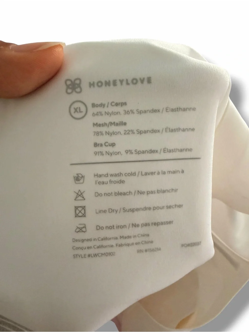 Honeylove White Liftwear Cami Seamless Shaping Camisole Bodycon Bridal Size XL